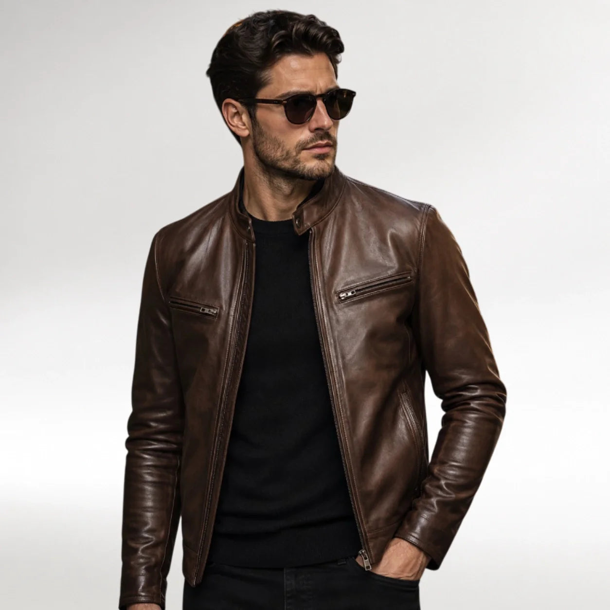 Men's Leather Jackets, Men's Jackets, Men's Genuine Leather Jackets