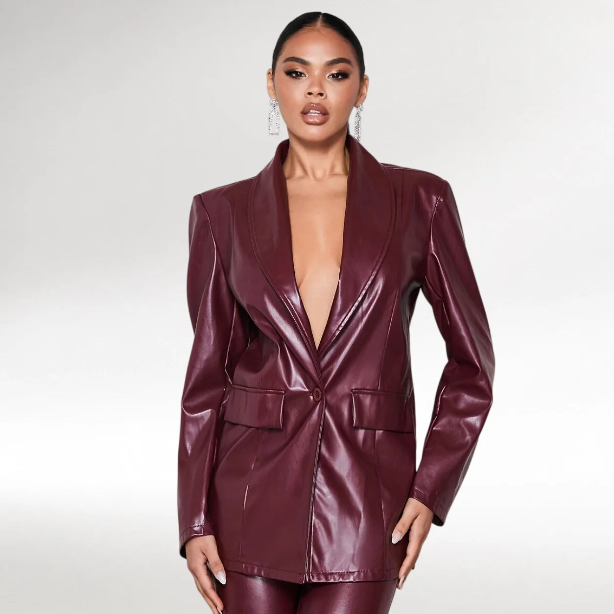 Women Genuine Leather Blzers, Women Blazers, Women's Leather Blazers