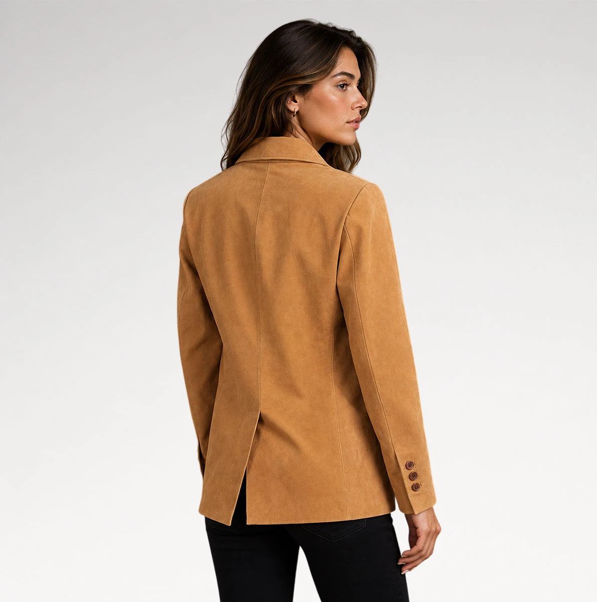 Sabbioso Nubuck Leather Blazer Secondary image