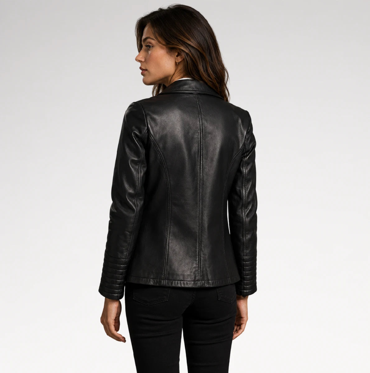 Velasca Black Leather Blazer Secondary image